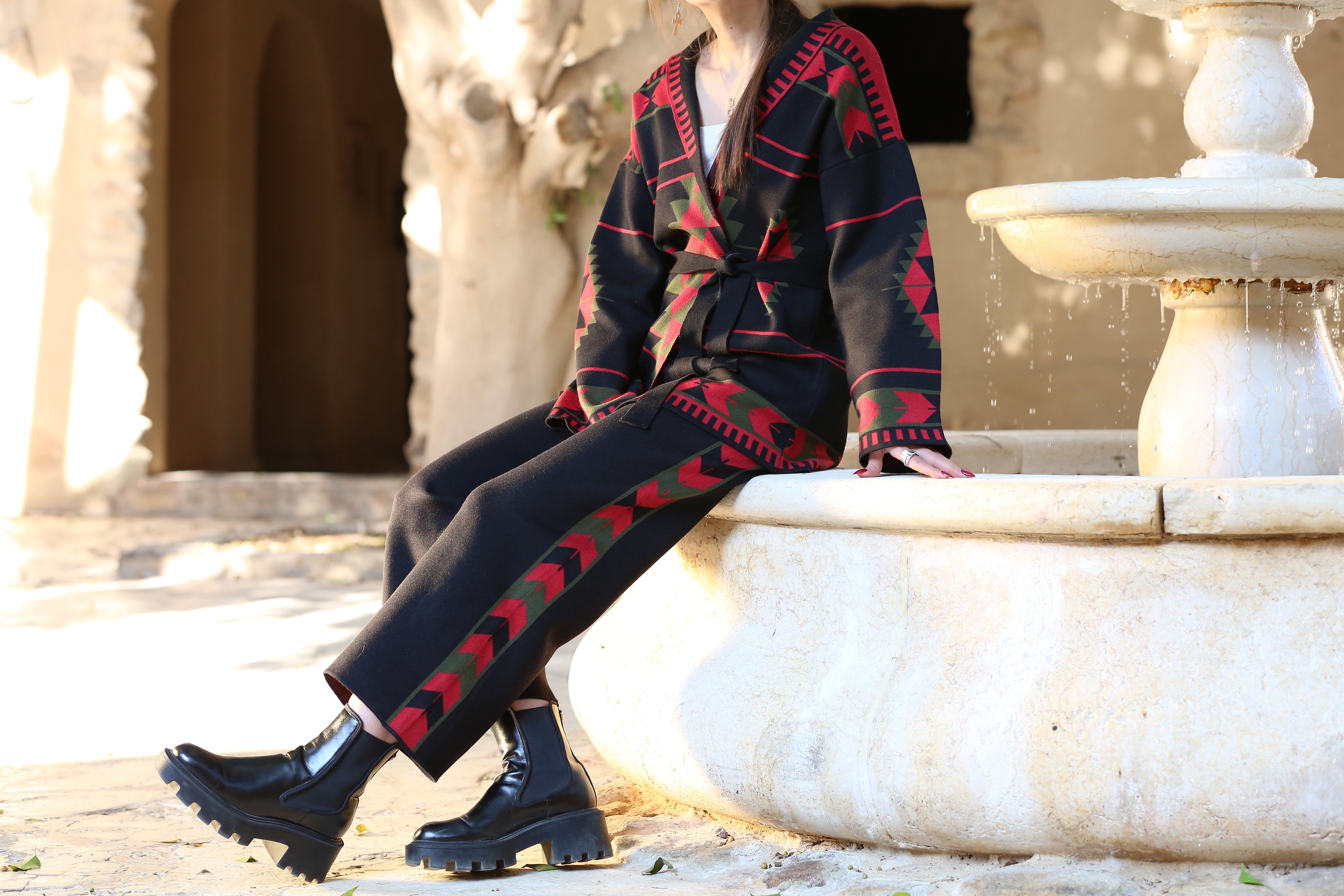 Zuwwadeh - Knitted Sadu Set